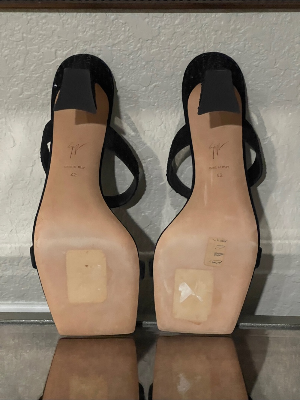 Giuseppe Zanotti Women's Vanilla Crystal Embellished Sandals Size 42 (MSRP $850) - Picture 9 of 11